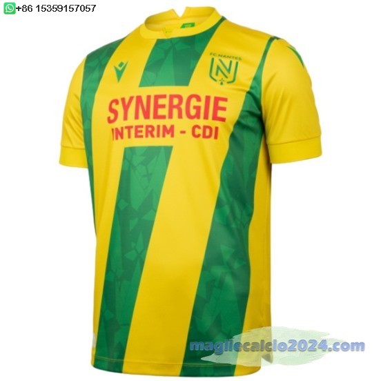 Thailandia Home Maglia Calcio Nantes 2024 2025 Poco Prezzo