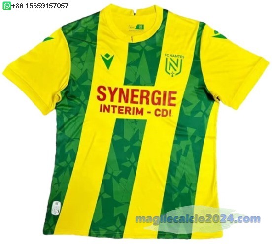 Thailandia Home Maglia Calcio Nantes 2024 2025 Poco Prezzo
