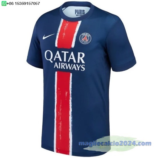 Thailandia Home Maglia Calcio Paris Saint Germain 2024 2025 Poco Prezzo