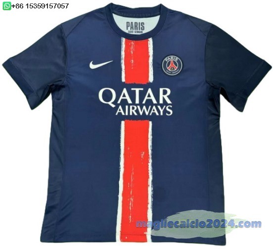 Thailandia Home Maglia Calcio Paris Saint Germain 2024 2025 Poco Prezzo