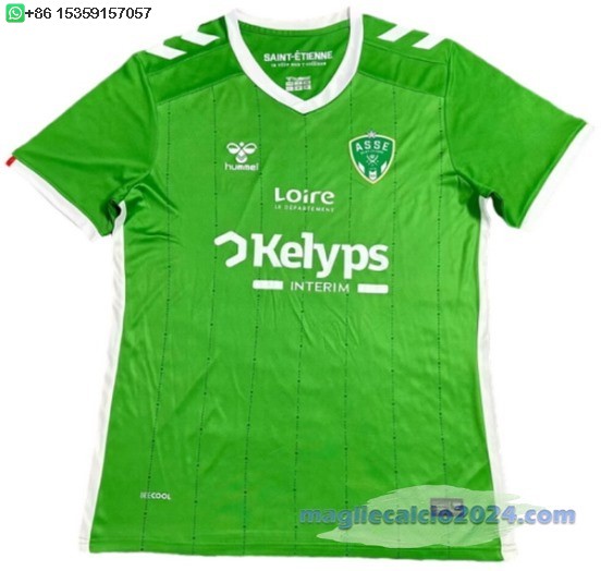 Thailandia Home Maglia Calcio Saint Étienne 2024 2025 Poco Prezzo