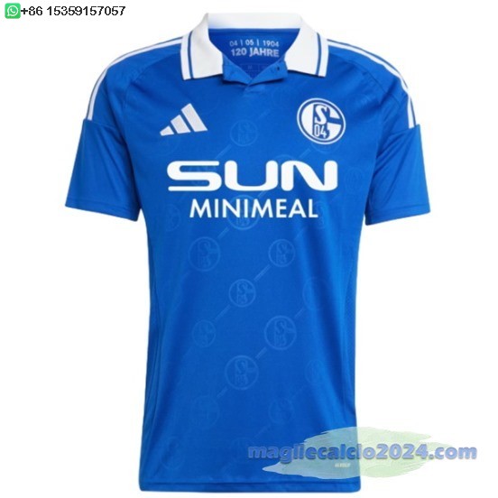 Thailandia Home Maglia Calcio Schalke 04 2024 2025 Poco Prezzo