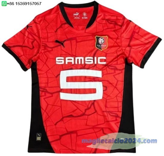 Thailandia Home Maglia Calcio Stade Rennais 2024 2025 Poco Prezzo