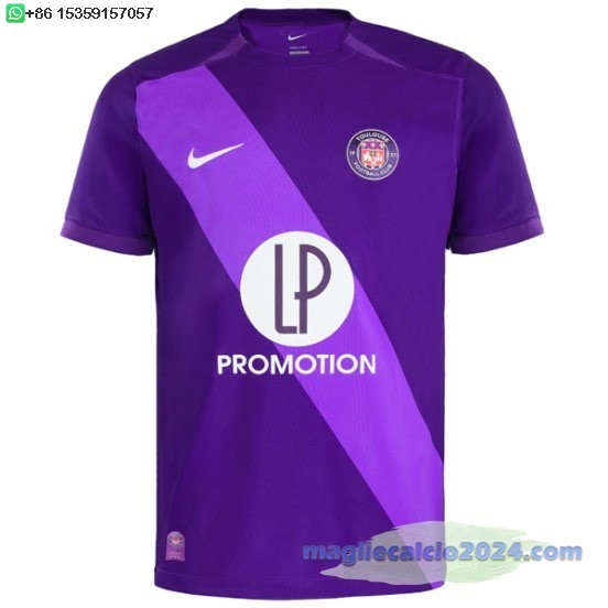 Thailandia Home Maglia Calcio Toulouse 2024 2025 Poco Prezzo