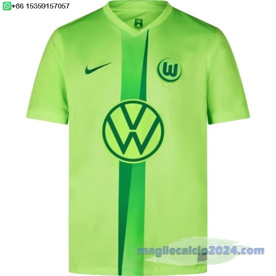 Thailandia Home Maglia Calcio Wolfsburgo 2024 2025 Poco Prezzo