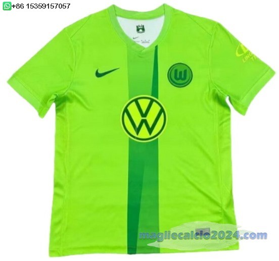 Thailandia Home Maglia Calcio Wolfsburgo 2024 2025 Poco Prezzo