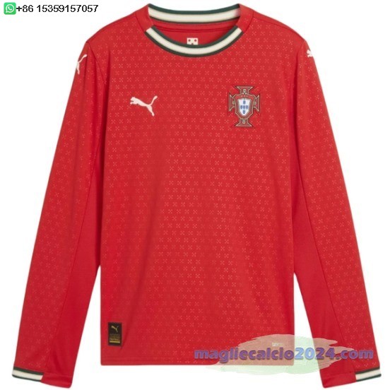 Thailandia Home Manica lunga Portogallo 2025 Poco Prezzo