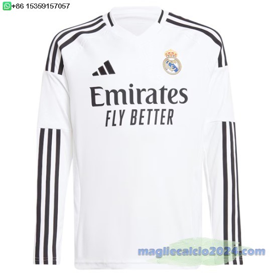 Thailandia Home Manica lunga Real Madrid 2024 2025 Poco Prezzo