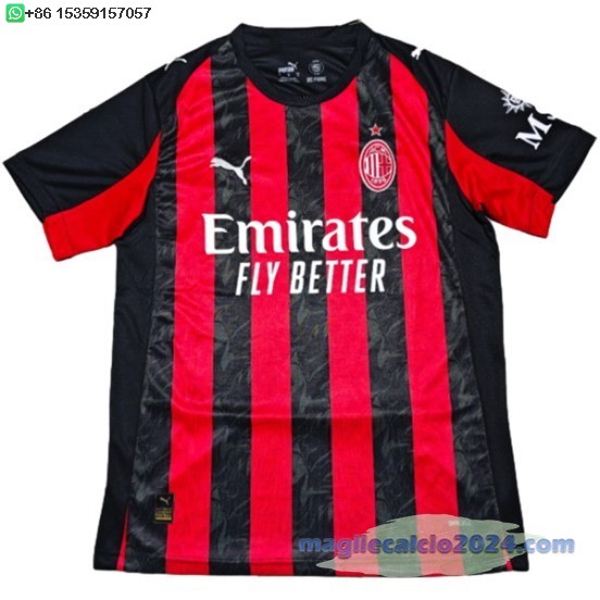 Thailandia Home concetto Maglia Calcio AC Milan 2025 2026 Poco Prezzo