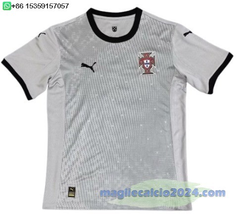 Thailandia Portiere Maglia Calcio Portogallo 2025 Grigio Poco Prezzo