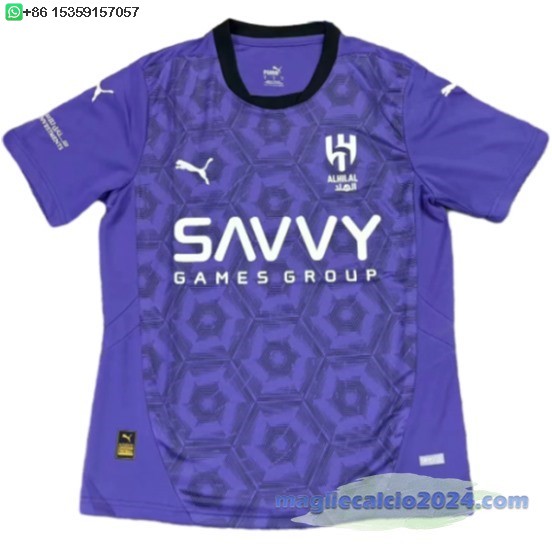 Thailandia Terza Maglia Calcio Al Hilal Saudi FC 2024 2025 Poco Prezzo