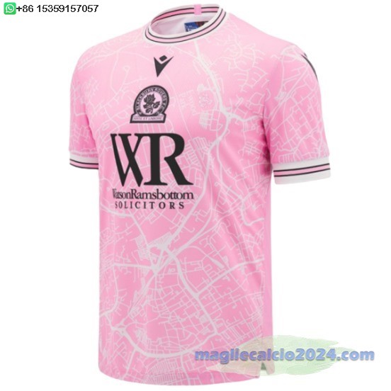 Thailandia Terza Maglia Calcio Blackburn Rovers 2024 2025 Poco Prezzo