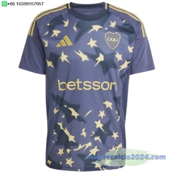 Thailandia Terza Maglia Calcio Boca Juniors 2024 2025 Poco Prezzo