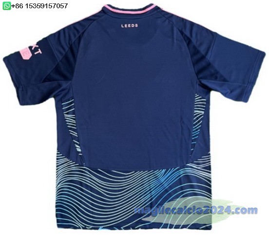 Thailandia Terza Maglia Calcio Leeds United 2024 2025 Poco Prezzo