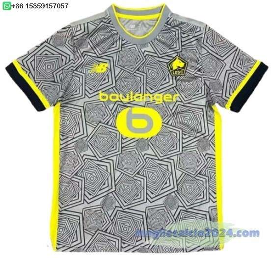 Thailandia Terza Maglia Calcio Lille 2024 2025 Poco Prezzo