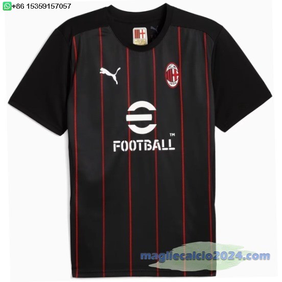 Thailandia speciale Maglia Calcio AC Milan 2025 2026 Nero Poco Prezzo