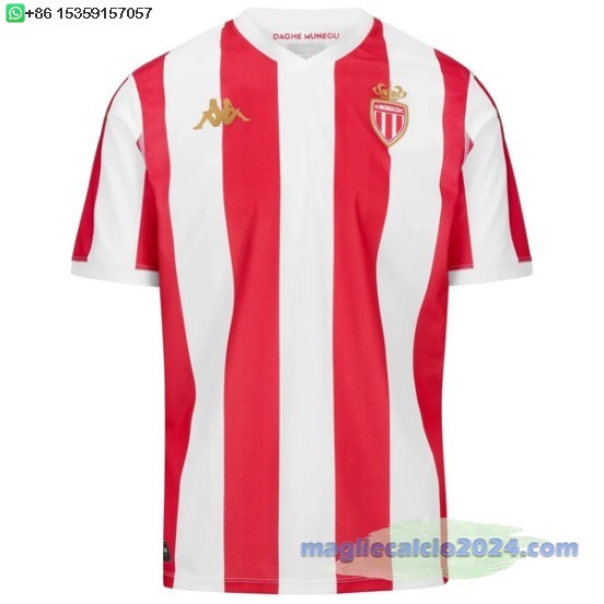 Thailandia speciale Maglia Calcio AS Monaco 2024 2025 Rosso Bianco Poco Prezzo