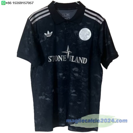 Thailandia speciale Maglia Calcio Ajax 2025 2026 Nero Poco Prezzo