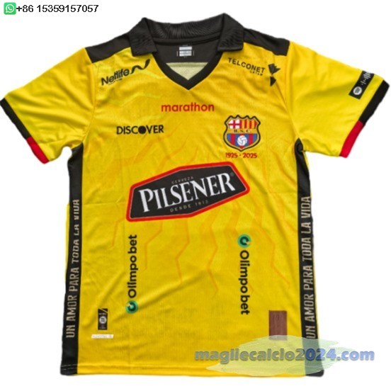 Thailandia speciale Maglia Calcio Barcelona 2025 2026 Giallo Poco Prezzo