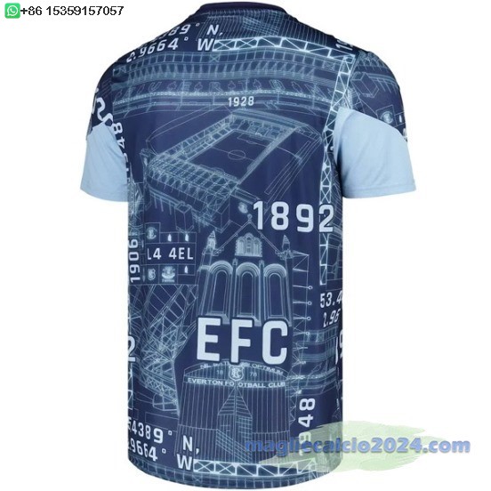 Thailandia speciale Maglia Calcio Everton 2025 2026 Blu Poco Prezzo