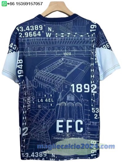 Thailandia speciale Maglia Calcio Everton 2025 2026 Blu Poco Prezzo
