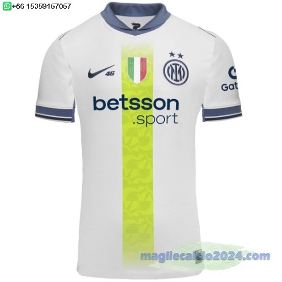 Thailandia speciale Maglia Calcio Inter Milán 2025 2026 Bianco Poco Prezzo