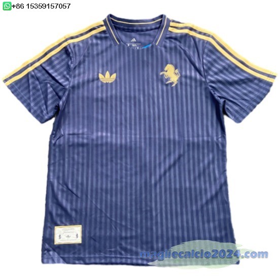 Thailandia speciale Maglia Calcio Juventus 2025 2026 Blu Poco Prezzo