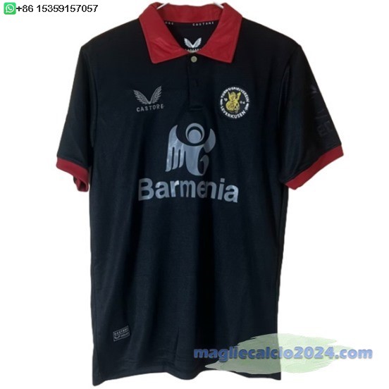 Thailandia speciale Maglia Calcio Leverkusen 2024 2025 Nero Poco Prezzo
