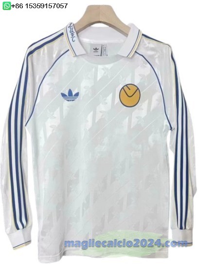 Thailandia speciale Maglia Calcio Manica lunga Leeds United 2024 2025 Bianco Poco Prezzo