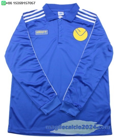 Thailandia speciale Maglia Calcio Manica lunga Leeds United 2024 2025 Blu Poco Prezzo