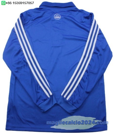 Thailandia speciale Maglia Calcio Manica lunga Leeds United 2024 2025 Blu Poco Prezzo
