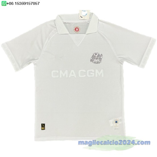 Thailandia speciale Maglia Calcio Marsella 2024 2025 Bianco Poco Prezzo