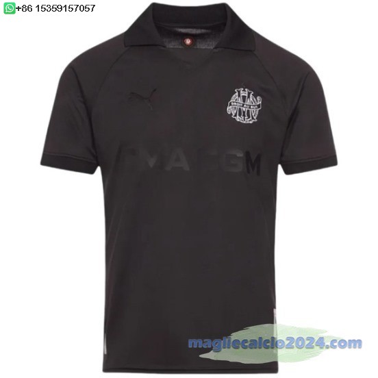 Thailandia speciale Maglia Calcio Marsella 2024 2025 Nero Poco Prezzo