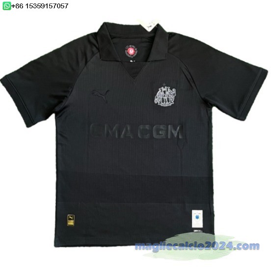Thailandia speciale Maglia Calcio Marsella 2024 2025 Nero Poco Prezzo