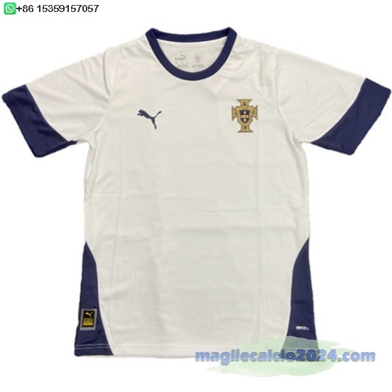 Thailandia speciale Maglia Calcio Portogallo 2025 Bianco Blu Poco Prezzo