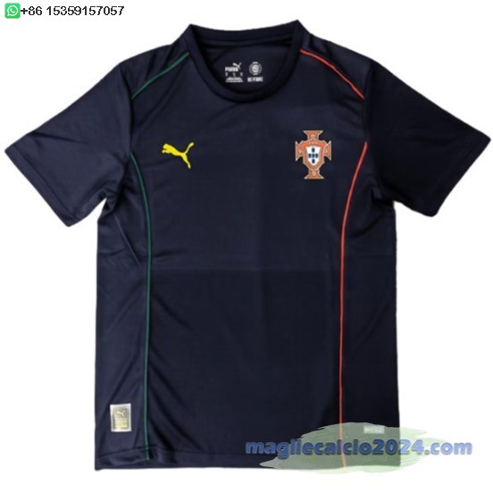 Thailandia speciale Maglia Calcio Portogallo 2025 Blu Navy Poco Prezzo