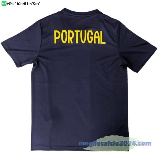 Thailandia speciale Maglia Calcio Portogallo 2025 Blu Navy Poco Prezzo