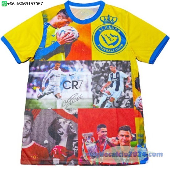 Thailandia speciale Maglia Calcio Portogallo 2025 Giallo Rosso Poco Prezzo