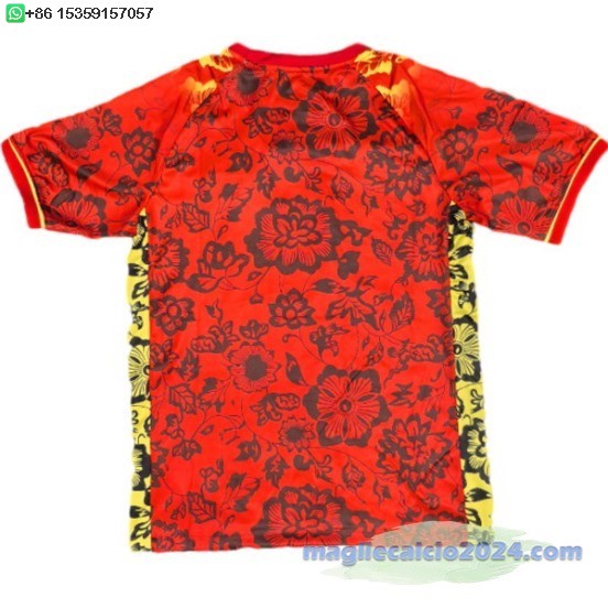 Thailandia speciale Maglia Calcio Portogallo 2025 Rosso Giallo Poco Prezzo