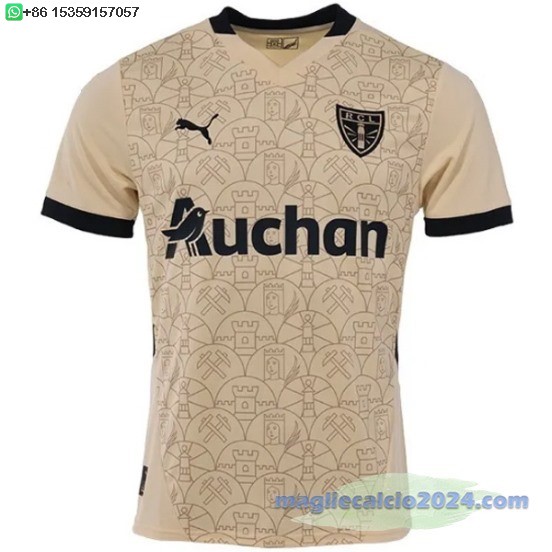 Thailandia speciale Maglia Calcio RC Lens 2024 2025 Giallo Poco Prezzo
