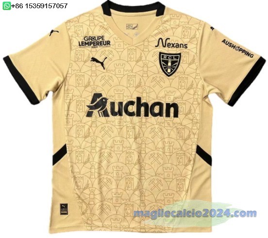 Thailandia speciale Maglia Calcio RC Lens 2024 2025 Giallo Poco Prezzo