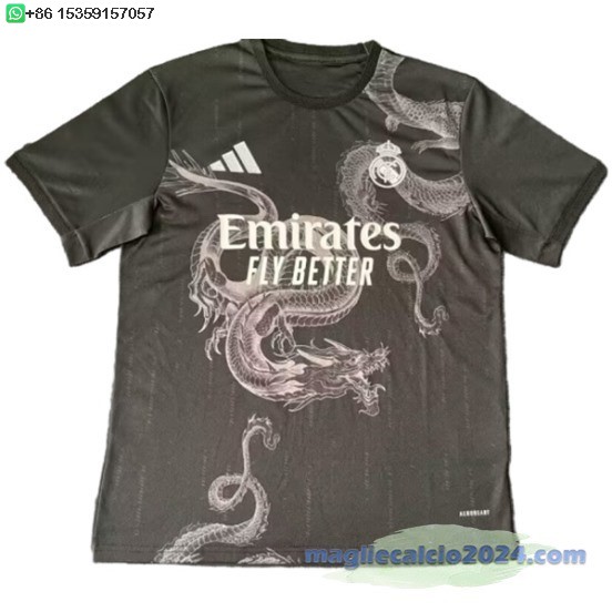 Thailandia speciale Maglia Calcio Real Madrid 2025 2026 I Nero Poco Prezzo