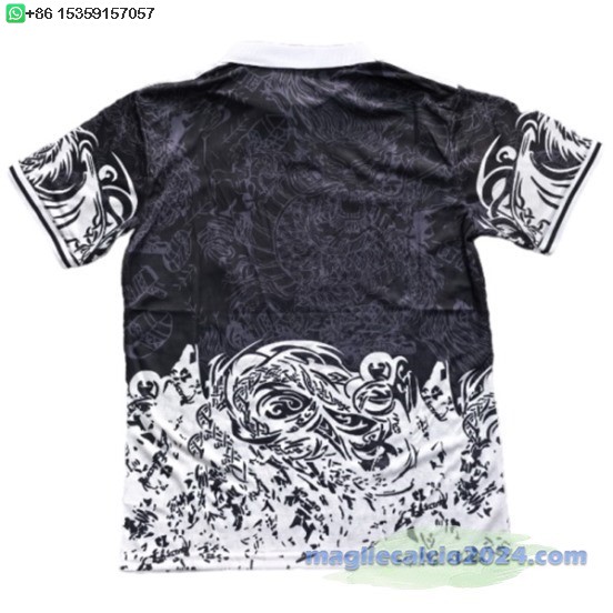 Thailandia speciale Maglia Calcio Real Madrid 2025 2026 Nero Bianco Poco Prezzo