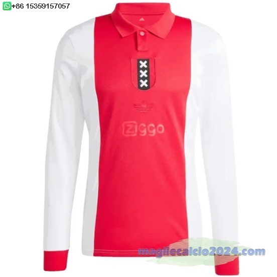 Thailandia speciale Manica lunga Ajax 2025 2026 Rosso Poco Prezzo