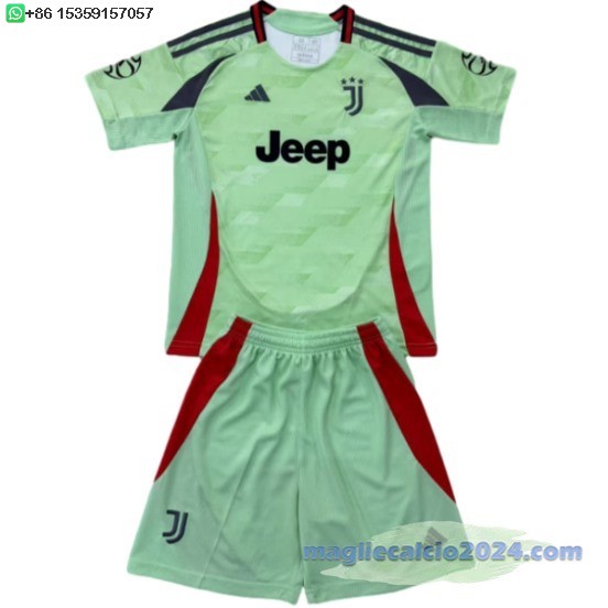 concetto Set Completo Bambino Juventus 2025 2026 Verde Poco Prezzo