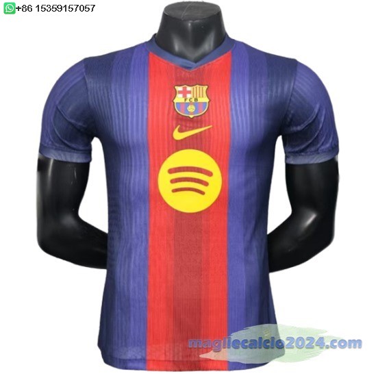 speciale Giocatori Maglia Calcio Barcelona 2025 2026 Blu Rosso Poco Prezzo