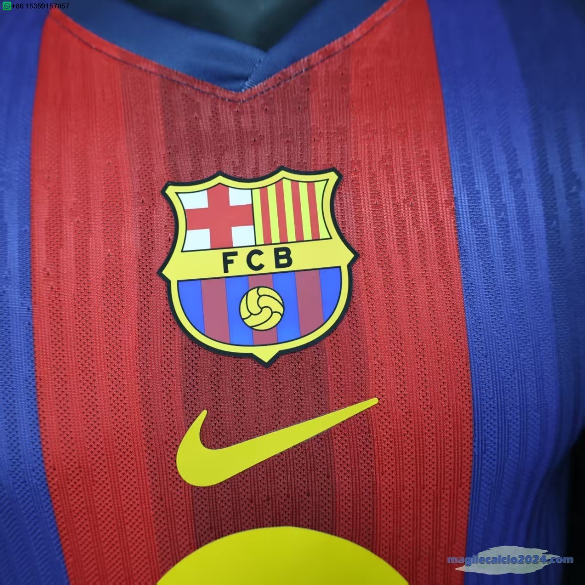 speciale Giocatori Maglia Calcio Barcelona 2025 2026 Blu Rosso Poco Prezzo