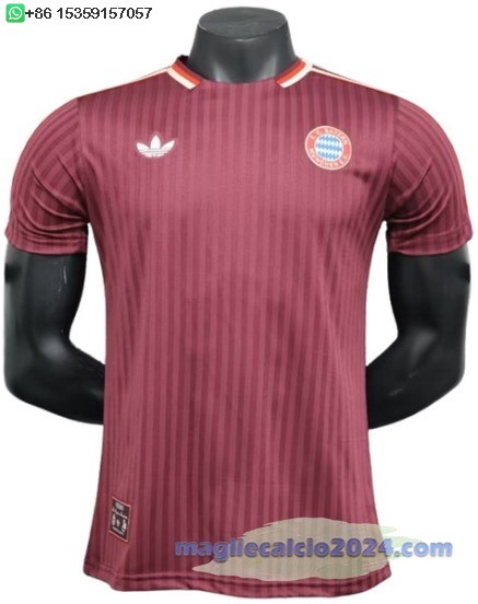 speciale Giocatori Maglia Calcio Bayern Monaco 2024 2025 I Rosso Poco Prezzo