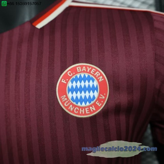 speciale Giocatori Maglia Calcio Bayern Monaco 2024 2025 I Rosso Poco Prezzo