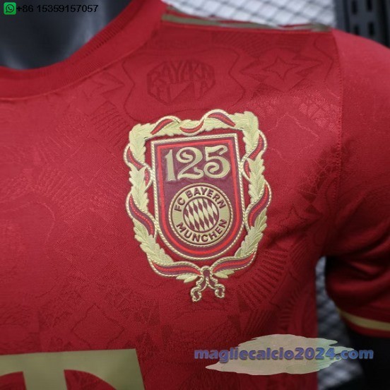 speciale Giocatori Maglia Calcio Bayern Monaco 2024 2025 Rosso Poco Prezzo